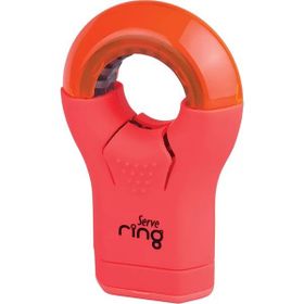 Serve Ring Fosforlu Kırmızı Kalemtraşlı Silgi