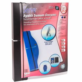 Serve Sv-6840 40 Yaprak Siyah Ayaklı Sunum Dosyası