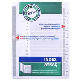 Serve SV5328 A4 Seperatör A-Z Kağıt