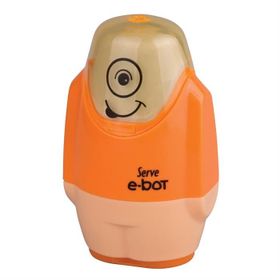 Serve Turuncu E-Bot Silgili Kalemtıraş