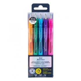 Serve XBerry 0.7 mm Yuvarlak Uçlu 5'li Jel Kalem