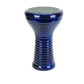 Ses Müzik Aletleri DDBD28BL Mavi Boru Desenli Döküm Darbuka