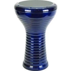 Ses Müzik Aletleri DDBD28BL Mavi Boru Desenli Döküm Darbuka