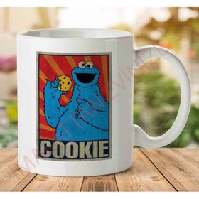 Sesame Street Cookie Monster Soviet Baskılı Kupa