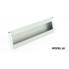 Sese 60-224-18/24 60 Modeli 224 mm Krom Eloksal Gömme Kulp