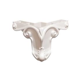 Sese Aslan 12 cm Beyaz Plastik Mobilya Ayağı