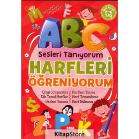 Seslen Tanıyorum Harfleri Öğreniyorum (5-6 Yaş) - Tuba Öztürk
