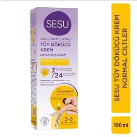 Sesu 100 ml Normal Cilt Ayçiçek Yağı Tüy Dökücü Krem