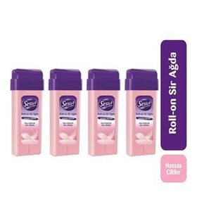 Sesu 100 ml x 4 Hassas Ciltler Rollon Sir Ağda