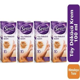 Sesu 100 ml x 4 Himayala Tuzu Tüy Dökücü Krem