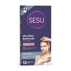 Sesu 12 Adet Tüm Vücut Sir Ağda Bantları