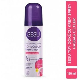 Sesu 150 ml Hassas Ciltler Tüy Dökücü Krem Sprey