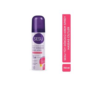 Sesu 150 ml Hassas Ciltler Tüy Dökücü Krem Sprey