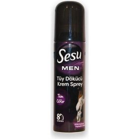 Sesu 150 ml Men Erkekler için Tüy Dökücü Krem Sprey