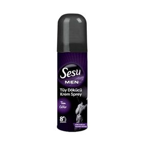Sesu 150 ml Men Erkekler için Tüy Dökücü Krem Sprey
