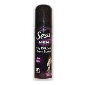 Sesu 150 ml Men Erkekler için Tüy Dökücü Krem Sprey