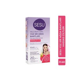 Sesu 20 Adet Hassas Ciltler Tüm Vücut Sir Ağda Bantları