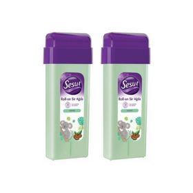 Sesu 2x100 ml Kahve Koala Roll-On Sir Ağda