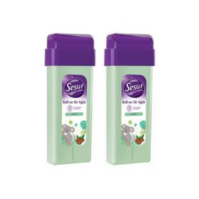 Sesu 2x100 ml Kahve Koala Roll-On Sir Ağda