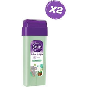 Sesu 2x100 ml Kahve Koala Roll-On Sir Ağda