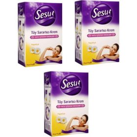 Sesu 3 Adet 35+18 gr Tüy Sarartıcı Krem