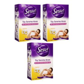 Sesu 3 Adet 35+18 gr Tüy Sarartıcı Krem