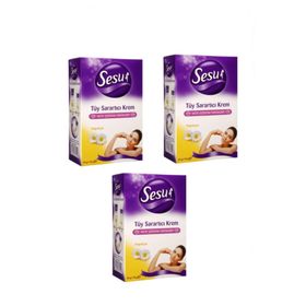 Sesu 3 Adet 35+18 gr Tüy Sarartıcı Krem