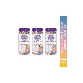 Sesu 3 Adet Ağdaya İlk Adım 250 gr Boncuk Sir Ağda