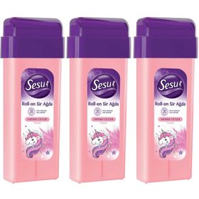 Sesu 3x100 ml Normal Ciltler Natürel Rollon Sir Ağda