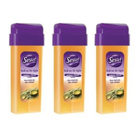 Sesu 3x100 ml Normal Ciltler Natürel Rollon Sir Ağda