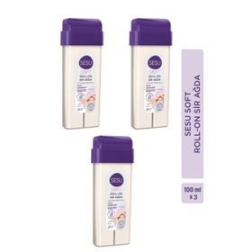 Sesu 3x100 ml Soft Roll-on Ağda