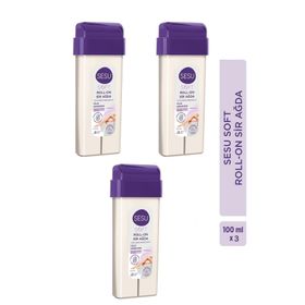 Sesu 3x100 ml Soft Roll-on Ağda