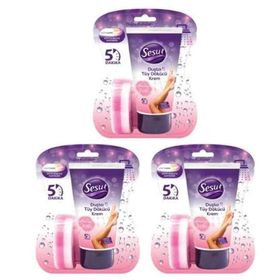 Sesu 3x150 ml Duşta Tüy Dökücü Krem