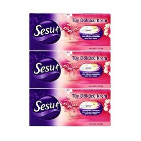 Sesu 3x40 ml Hassas Ciltler Tüy Dökücü Krem