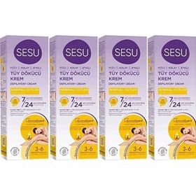 Sesu 4x100 ml Normal Ciltler Tüy Dökücü Krem