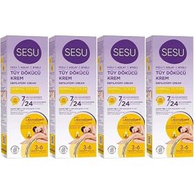 Sesu 4x100 ml Normal Ciltler Tüy Dökücü Krem