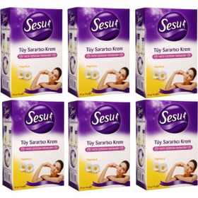 Sesu 6 Adet 35+18 gr Tüy Sarartıcı Krem