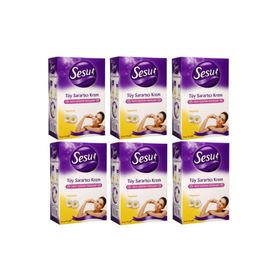 Sesu 6 Adet 35+18 gr Tüy Sarartıcı Krem