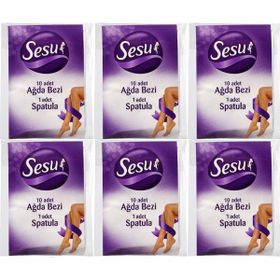 Sesu 6x10 Adet Ağda Bezi