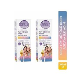 Sesu Ağdaya İlk Adım 2x100 ml Tüy Dökücü Krem