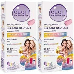 Sesu Ağdaya İlk Adım Serisi 2x24 Adet Sir Ağda Bandı