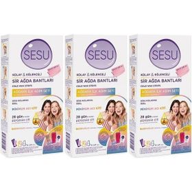 Sesu Ağdaya İlk Adım Serisi 3x24 Adet Sir Ağda Bandı