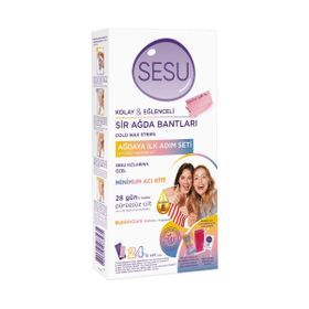 Sesu Ağdaya İlk Adım Seti 24'lü Ağda Bandı