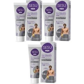 Sesu For Men 3x100 ml Tüy Dökücü Krem