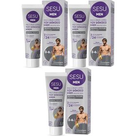 Sesu For Men 3x100 ml Tüy Dökücü Krem
