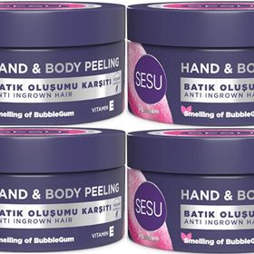 Sesu Hand & Body Peeling 4x250 ml Vücut Peelingi