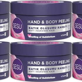Sesu Hand & Body Peeling 6x250 ml Vücut Peelingi