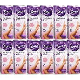 Sesu Hassas Ciltler 12x40 ml Tüy Dökücü Krem
