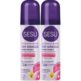 Sesu Hassas Ciltler 2x150 ml Tüy Dökücü Köpük Sprey