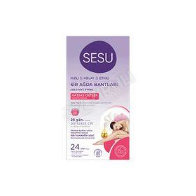 Sesu Hassas Ciltler 2x20'li Vücut Ağda Bandı